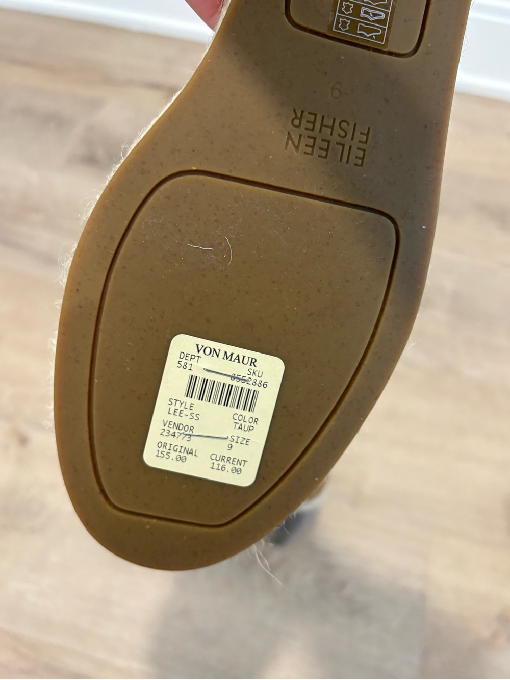 NWOT Eileen Fisher Lee Espadrilles Size 9 - Picture 6 of 7